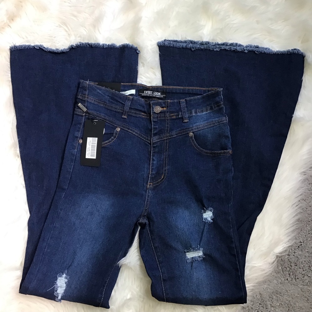 Sweet look flare jeans‎ nwt